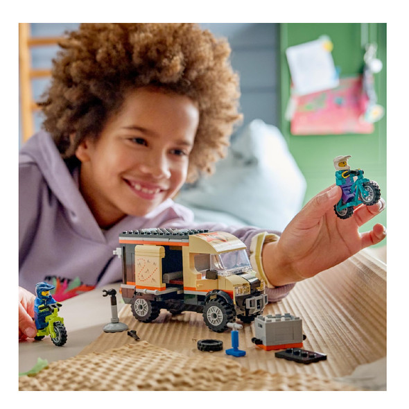 Lego City Great Vehicles Mountain Bike Adventure Van