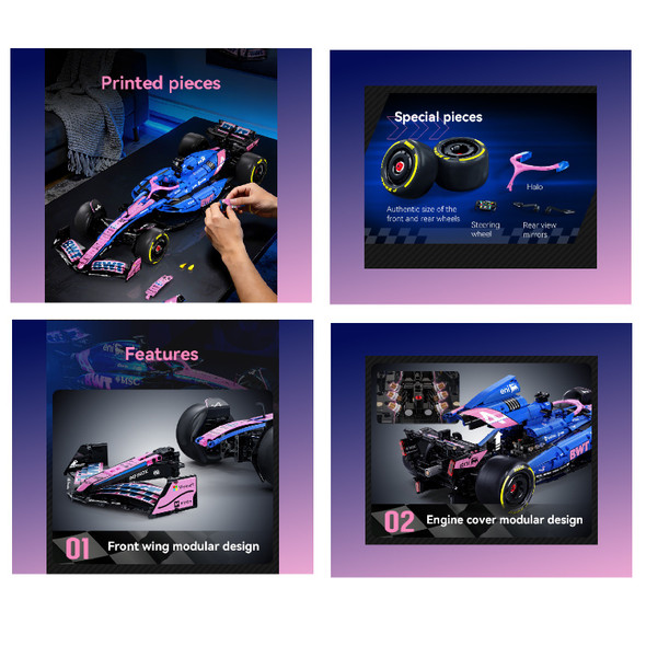 Cada Bwt Alpine F1 Team A525 Racing Car 2173 Piece Set