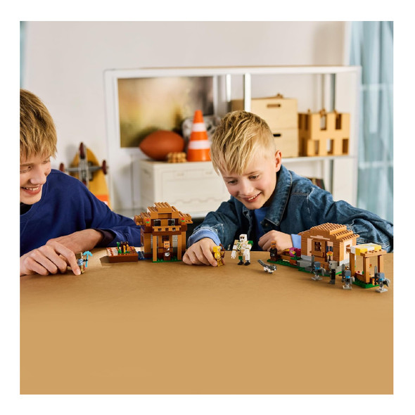 Lego Minecraft Evoker Village Attack