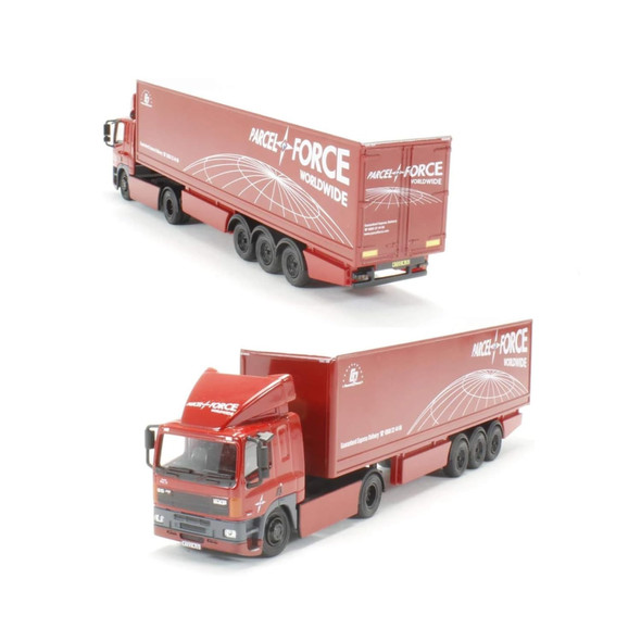 Oxford Diecast Daf 85 2 Axle 40Ft Box Trailer Parcelforce