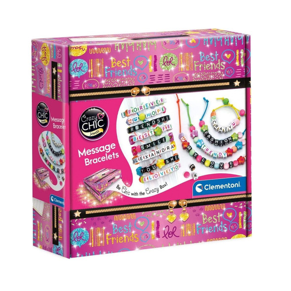 Crazy Chic - Message Bracelets Craft Set