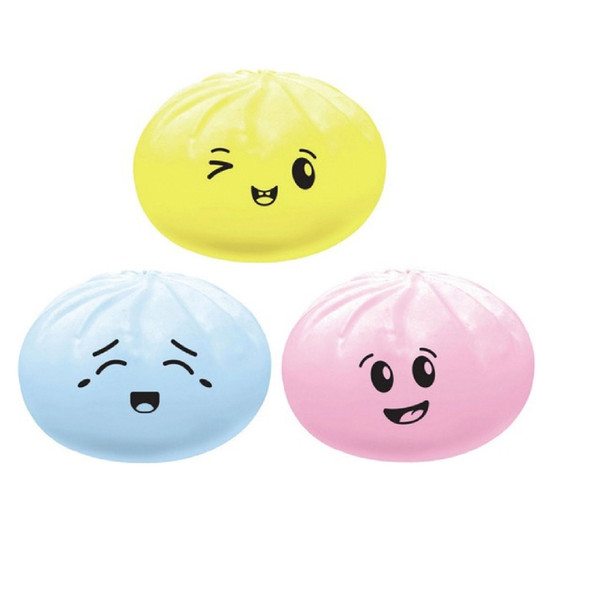 Z/R Coloured Squishy Bao Bun In Dumpling Case