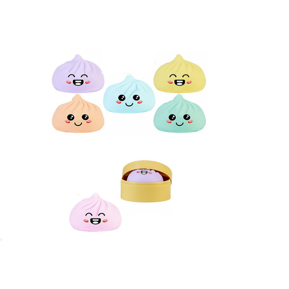 8.5Cm Pastel Squishy Bao Bun Dumpling