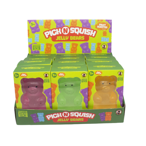 Pick N Squish Jelly Bears Sensory Toy