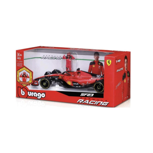Bburago 1:24 F1 Ferrari Sf-25 2025 With Driver Figure Hamilton Model