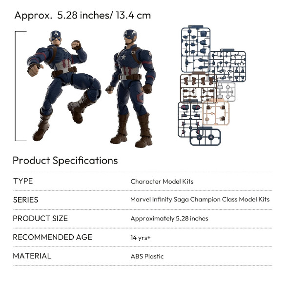 Blokees Marvel Infinity Saga Champion Class Model Kit