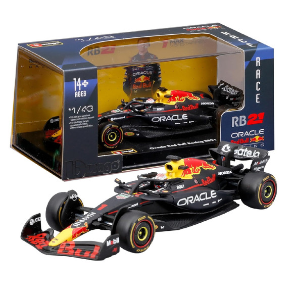 Bburago 1:43 F1 Red Bull Racing Rb21 2025 Verstappen Diecast Model