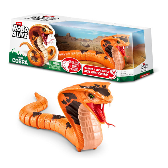 Robo Alive King Cobra by ZURU, Battery-Powered Robotic Toy