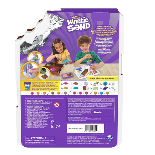 Kinetic Sand Sweet Station Set, Moldable Play Sand Sensory Toys
