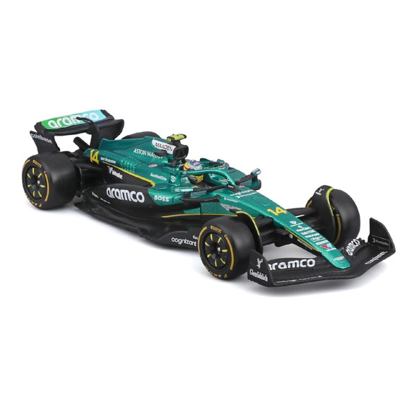 Bburago 1:43 F1 Aston Martin Amr25 2025 Alonso With Helmet