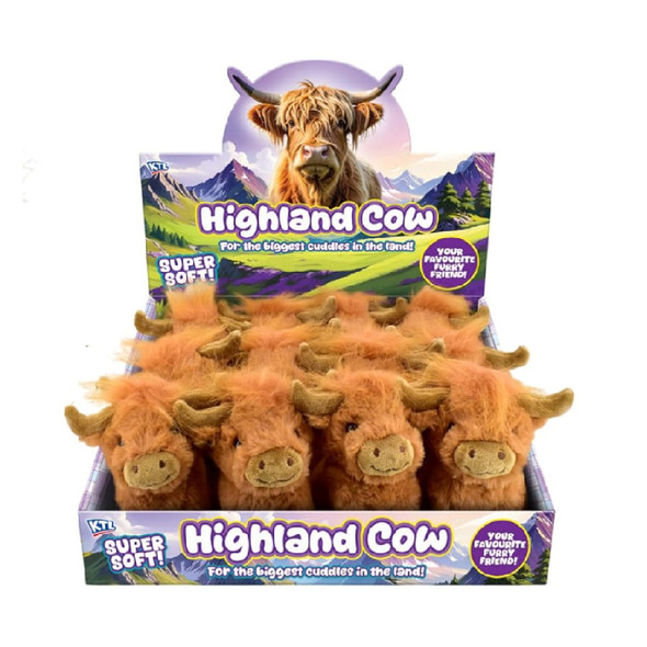 Highland Cow 13cm Plush Toy