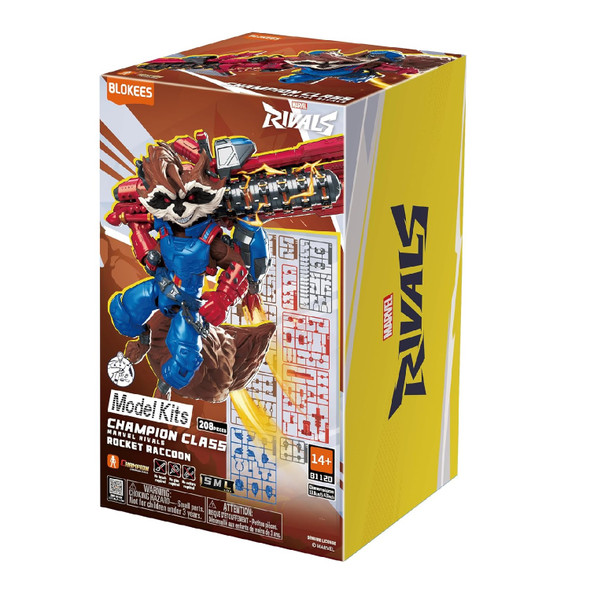 Blokees Model Kits Marvel Rivals Champion Class 08 Rocket Raccoon