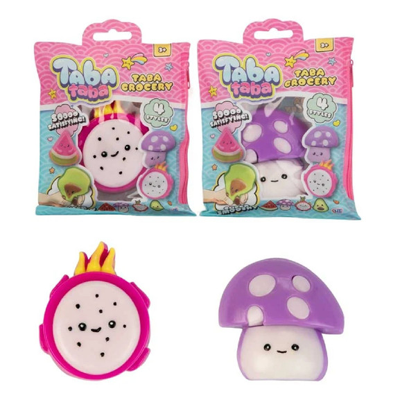 Taba Grocery Assortment Of Food Fidget Toys