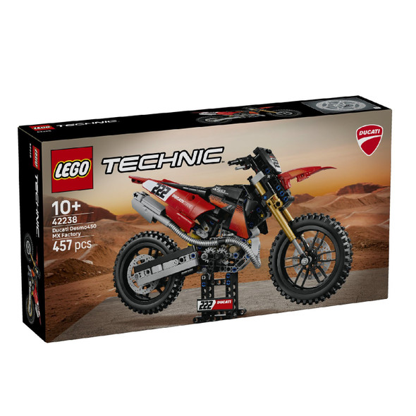 Lego Technic 42238 Ducati Desmo450 Mx Factory Motorcycle Set