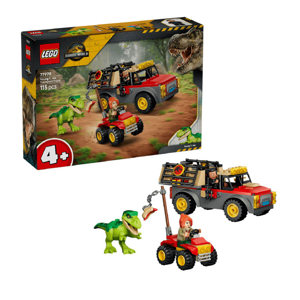 Lego Jurassic World 77978 Young T- rex Transport Truck Set
