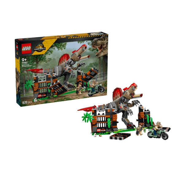 Lego Jurassic World 77982 Spinosaurus Dinosaur Escape Set