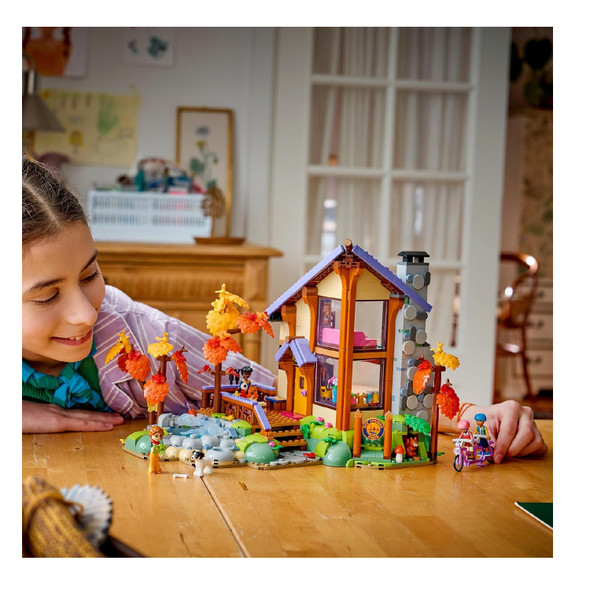 Lego Friends Cozy Fall Forest Cabin Set