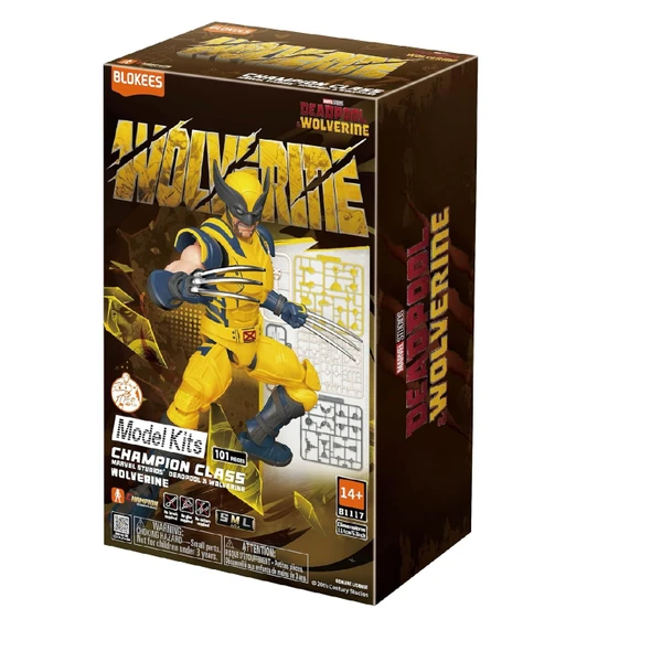 Blokees Figures Marvel Infinity Saga Wolverine Collectable