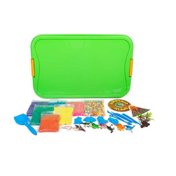RMS Dinosaur Interactive Stretchy Sand Play Set Tray Set