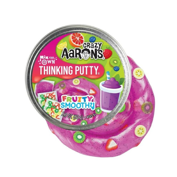 Crazy Aaron Thinking Putty 3.5 Fruity Smoothy Sensory Toy