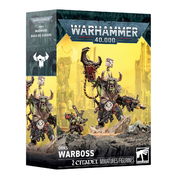 Warhammer 40,000 Orks: Ork Warboss - Leader Miniature
