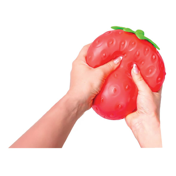 Squishy Red Strawberry 15cm Sensory Toy