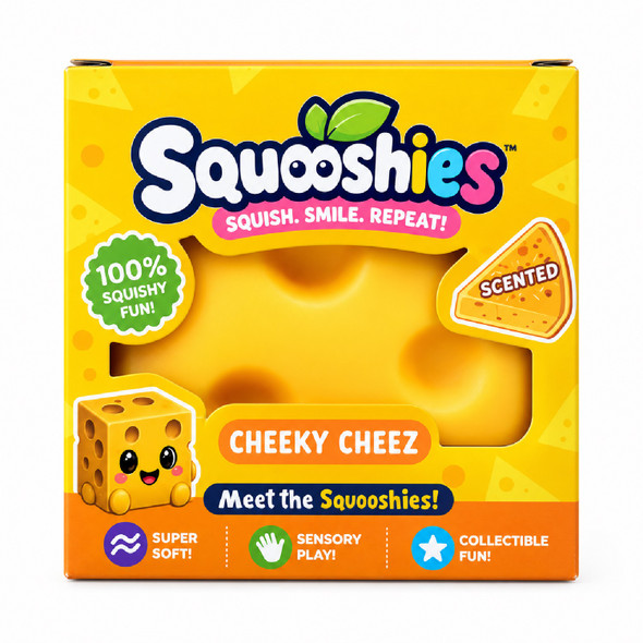 Squooshies Giant Cheese Squishy Toy