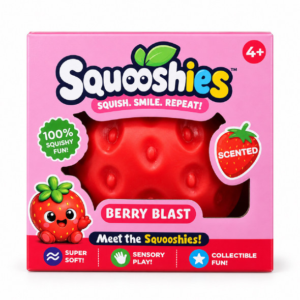 Squooshies Giant Strawberry Squishy Toy