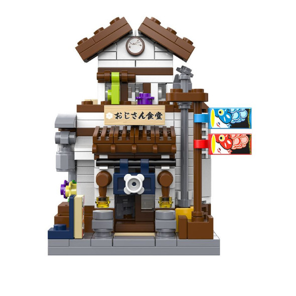 CaDA Mini Japanese Style Canteen Building Set 313 Pieces