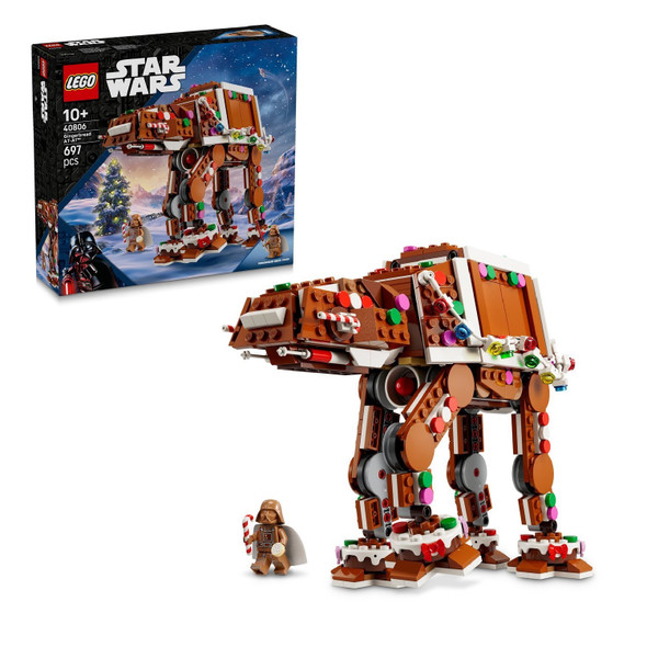 LEGO Star Wars Gingerbread AT-AT Walker Building Set 40806