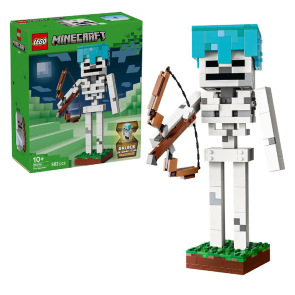 LEGO Minecraft The Skeleton Posable Figure Building Set 21594