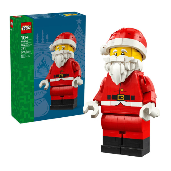 LEGO Up-Scaled Santa Minifigure Christmas Display Set 40820