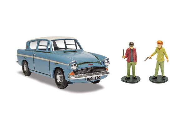 Corgi CC99725 Harry Potter Mr Wesley's Enchanted Ford Anglia with Harry and Ron Figures