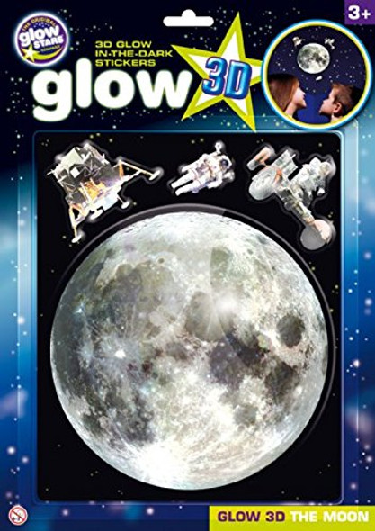 The Original Glowstars Glow 3D The Moon