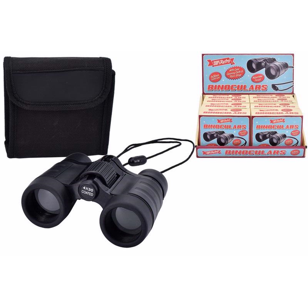 SuperRetro Toy Binoculars With Case