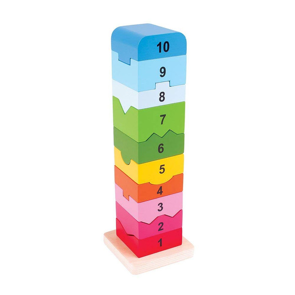 Bigjigs Toys Number Tower