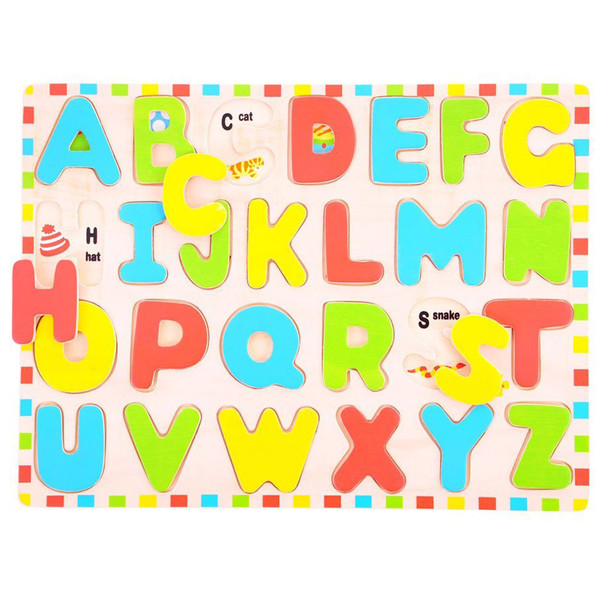 Bigjigs Toys Inset Puzzle Uppercase Alphabet