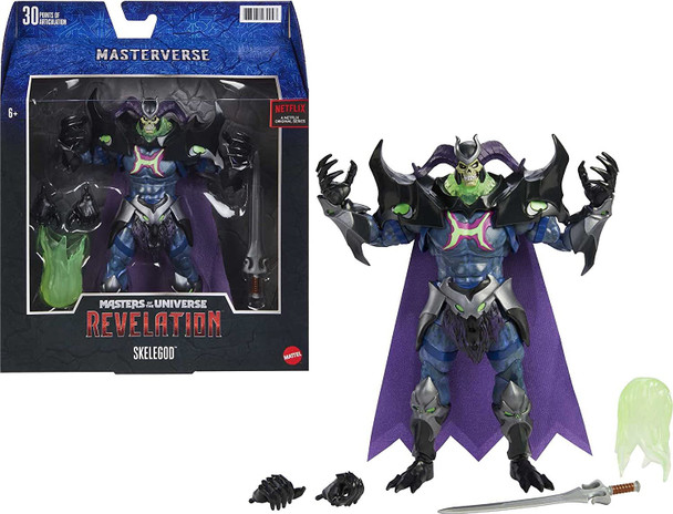 Masters Of The Universe MOTU Revelation Oversize Skeletor