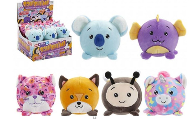 3.5" Squishimi Plush Scented Ball Series 7 (Styles Vary)