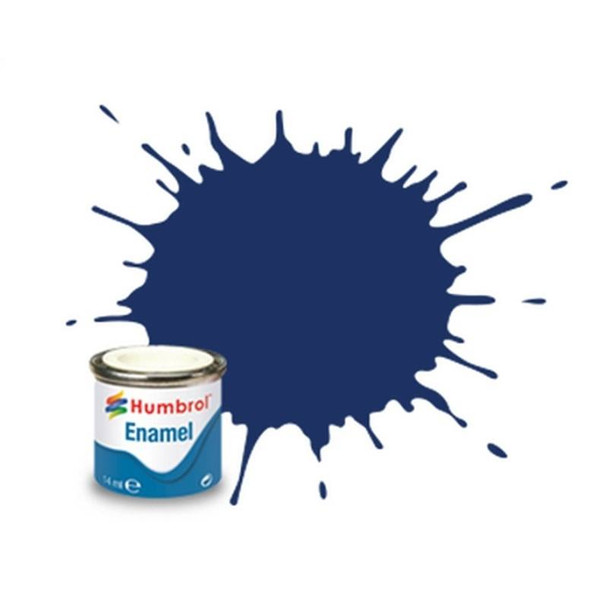 Humbrol Enamel Paint 14ml No 15 Midnight Blue - Gloss