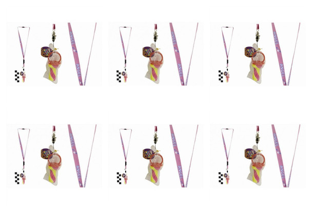 Pack Of 6 Rock Dummies With  Angel Lanyards