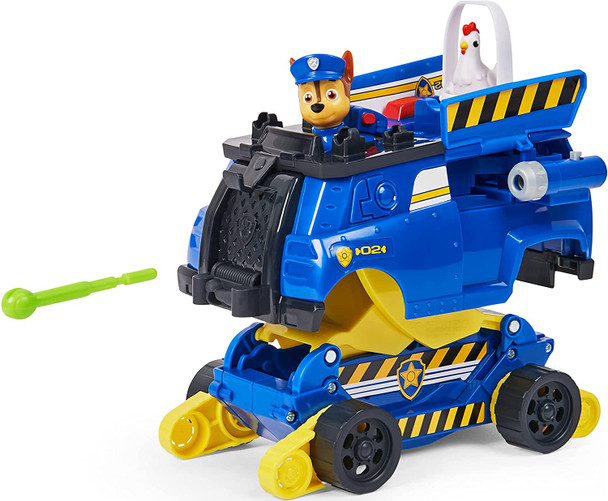 Paw Patrol Rise And Rescue Chase Transforming Vehicle With Figure