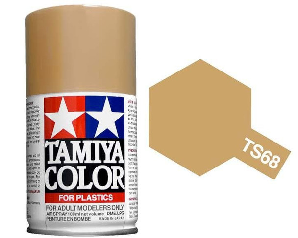 Tamiya Spray Can Ts-68 Wooden Deck Tan