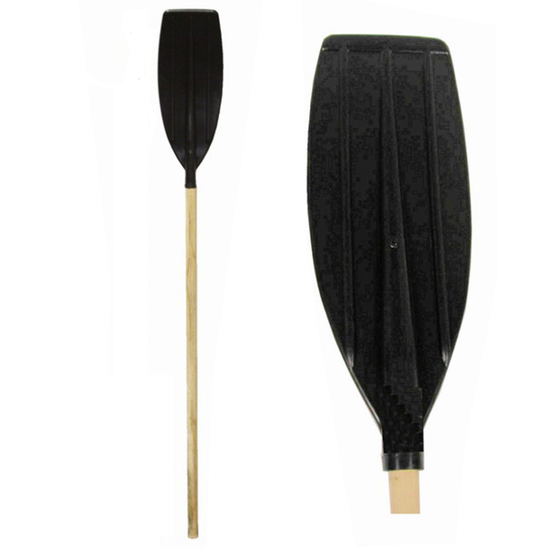 120cm Wood Shaft Plastic Blade Oar - One Oar Supplied
