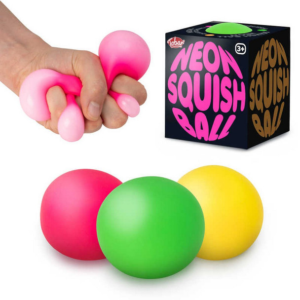 Tobar Neon Squish Ball (One Supplied)