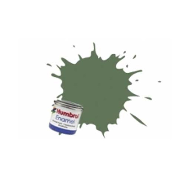 Humbrol Enamel Paint 14ml No 80 Grass Green - Matt