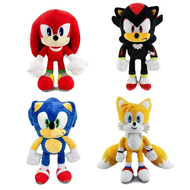 Sonic & Friends 12in Plush Soft Toy (Styles Vary) Tails, Knuckles or Shadow