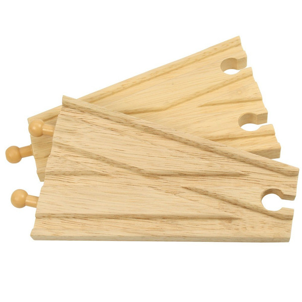 Bigjigs Wooden Railway Track Splitters x 2