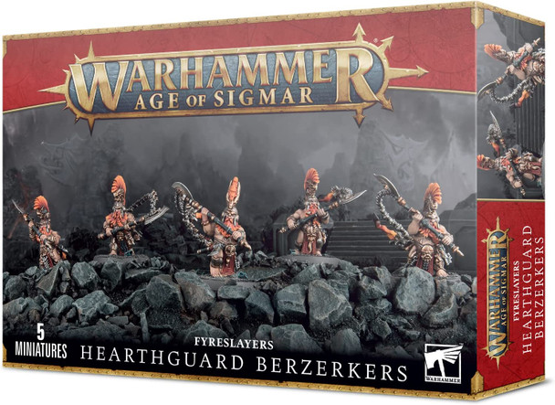 Games Workshop - Warhammer Age of Sigmar - Fyreslayers: Hearthguard Berzerkers