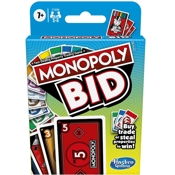 Monopoly Bid Card Game